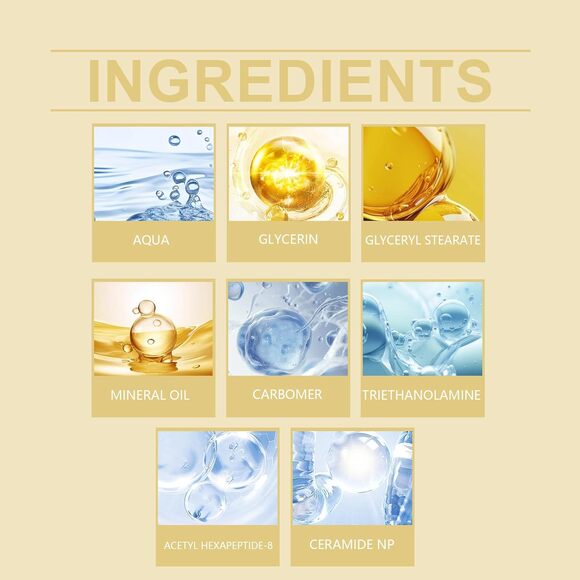 AH-8 Firming Neck Cream Lifting Tightening Anti-Aging Hexapeptide Moisturizer - Picture 9 of 10